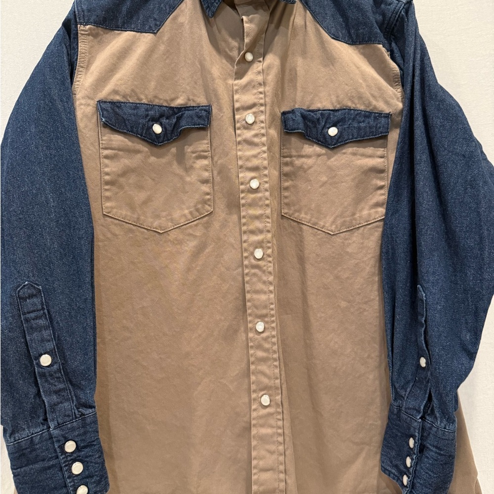 Two-Tone Western Shirt